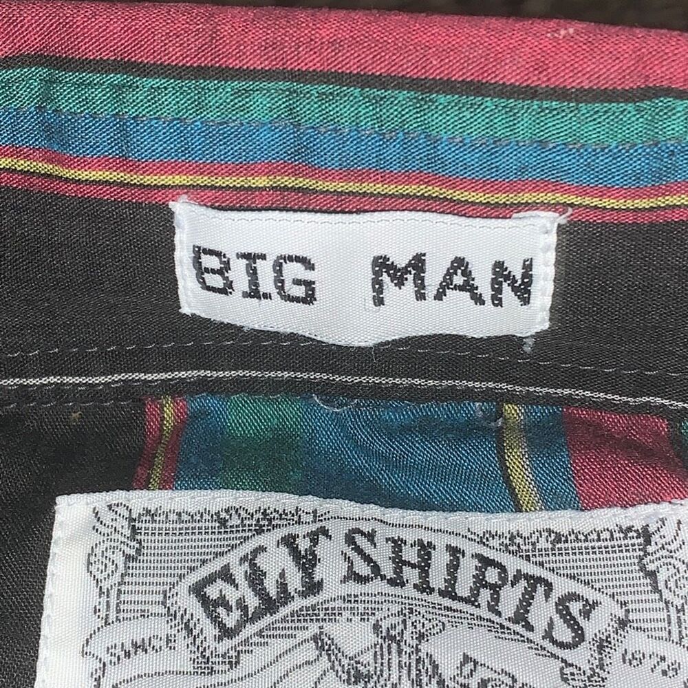 Ely Vintage Teal Stripe Pearl Snap Shirt - Men - Picture 3 of 6